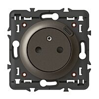 LEGRAND Zásuvka CL 2P+T/USB-C GRAFIT