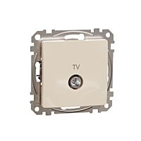 SCHNEIDER TV zásuvka průběžná 7dB béžová