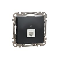 SCHNEIDER Sedna Design & Elements Telefonní zásuvka 1xRJ11 antracit