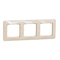 SCHNEIDER Sedna Design & Elements Rámeček trojnásobný béžová