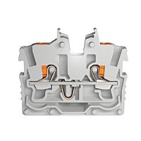 WAGO Svorka 2250-301 2vodičová průchozí Mini s ovládacím tlačítkem 1 mm², šedá