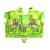 WAGO Svorka 2250-317 2vodičová průchozí Mini s ovládacím tlačítkem 1 mm², zelenožlutá