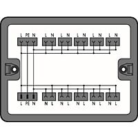 WAGO Krabice 899-631/477-000 Distribuční Střídavý proud (230 V) 1 vstup, černá