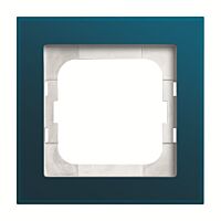 ABB BUSCH AXCENT Rámeček 2CKA001754A4755 jednonásobný, modré sklo