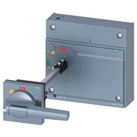 SIEMENS  Ruční pohon na dveře standardní sada s podsvícením pro 3VA15, 3VA25, 3VA26  typ 3VA9687-0FK23