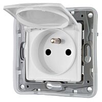 LEGRAND Zásuvka NILOÉ 764537 2P+T IP44 bílá