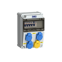 zás. 3x 16A 230V, 2x USB, chránič 2p, ji