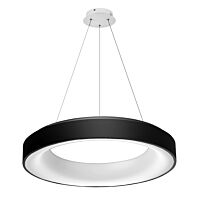 AZZARDO Svítidlo LED Sovana Pendant 55 AZ2728 50W 2750lm 3000-6500K závěsné stmívatelné IP20 černá