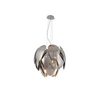 AZZARDO Svítidlo Antires smoky AZ2996 E27 5x40W závěsné IP20 chrom