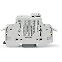 WAGO Držák 811-310 pojistky 2vodičový pro kulaté pojistky 10 × 38 mm 13/32 × 11/2 1pól, šedá