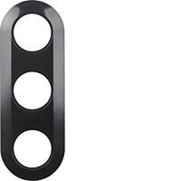 Rámeček 3-násobný, Serie 1930, černá, le