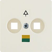 Centrální díl pro 2 konektory, dvoupólov