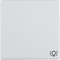 Kolébka s potiskem - světlo, Berker Q.x,