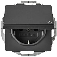 Zásuvka, SCHUKO s víčkem s dětskou pojis