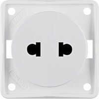 Zásuvka bez zemnícího kontaktu, euro-ame