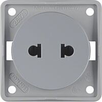 Zásuvka bez zemnícího kontaktu, euro-ame