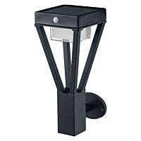 LEDVANCE Svítidlo solární nástěnné se senzorem ENDURA STYLE SOLAR BOUQUET Wall Sensor 6W Black