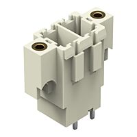 WAGO Konektor 831-3602/108-000 s pájecími piny THT Pájecí kontakt 1,0 × 1,2 mm Rovné provedení, šedá