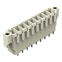 WAGO Konektor 831-3609/108-000 s pájecími piny THT Pájecí kontakt 1,0 × 1,2 mm Rovné provedení, šedá