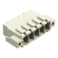 WAGO Konektor 831-3625/108-000 s pájecími piny THT Pájecí kontakt 1,0 × 1,2 mm Úhlové provedení, šedá