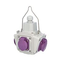 FAMATEL PowerBOX zásuvkový závěsný pb125-24V IP44