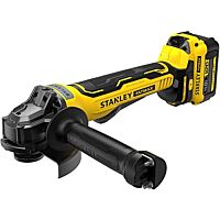 STANLEY Bruska SFMCG700M2K FATMAX V20 875W 2x4,0Ah Li-Ion M14 125mm úhlová