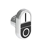 Dvoutlačítkový ovladač, kovové, ?22mm, d