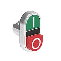 Dvoutlačítkový ovladač, kovové, ?22mm, 1