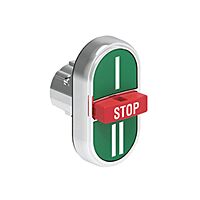 Třítlačítkový ovladač, kovový, ?22mm, pr