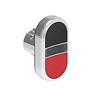 Dvoutlačítkový ovladač, s návratem,  kov