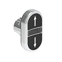 Dvoutlačítkový ovladač, s návratem,  kov