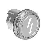 Signálka , kovový, ?22mm, čirý se symbol