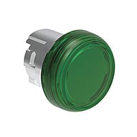 Signálka , kovová, ?22mm, zelený. bez ad