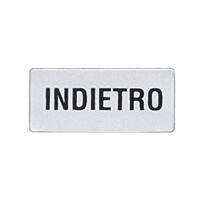 Štítek "INDIETRO"