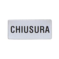Štítek "CHIUSURA"