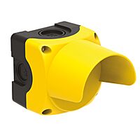 Skříňka pro 1 ovladač, žlutá s ochr. lím