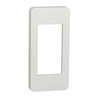 Rámeček Unica Studio krycí úzký 1M bílý