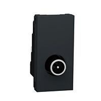 Zásuvka Unica TV koncová 1,5dB antracit