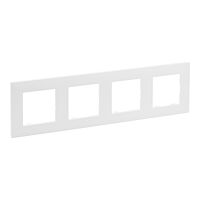 LEGRAND Rámeček NILOÉ STEP 863194 čtyřnásobný bílá