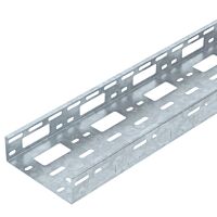 OBO BETTERMANN Minikanál AZ, děrovaný, 50x150x3000, Ocel, St, žárově zinkováno ponorem, DIN EN ISO 1461 typ AZK 150 FT