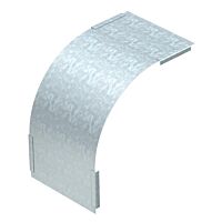 OBO BETTERMANN Víko svislého oblouku 90°, klesající, B100mm, Ocel, St, pásově zinkováno, zinek/hliník, double dip, DIN EN 10346 typ DBV 85 100 F DD