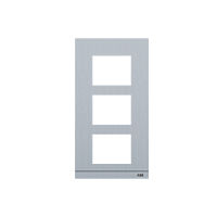 ABB Kryt 2TMA200160A0013 tlačítkového tabla velikost 1/3 277x135x20mm, eloxovaný hliník