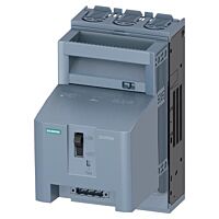 SIEMENS  Pojistkový odpínač velikost 00, 3pól. provedení se signalizací stavu pojistek MFM, AC 24÷690 V / DC 24÷440 V, pro montáž na montážní desku, šroubové svorky  typ 3NP1133-1CA11