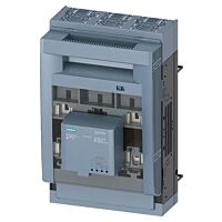 SIEMENS  Pojistkový odpínač velikost 1, 3pól. provedení se signalizací stavu pojistek EFM10, AC 230÷690 V, pro montáž na přípojnice, rozteč 60mm, šroubové svorky  typ 3NP1143-1BC12