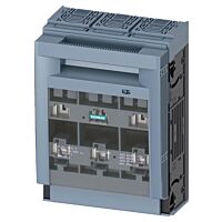SIEMENS  Pojistkový odpínač velikost 2, 3pól. provedení, pro montáž na montážní desku, třmenové svorky  typ 3NP1153-1DA20