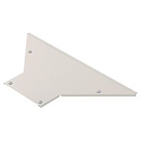 OBO BETTERMANN Víko křížení s otočnou západkou, pro kabelový žebřík, B300, Nerez ocel, materiál 1.4307, A2, 1.4301 bez povrch. úpravy, dodatečně ošetřeno typ LAAD 300 R3 A2