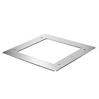 OBO BETTERMANN Stropní deska pro sloupový profil, pro ISS130130, bílý hliník, Ocel, St  typ DBP130130WA