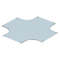 OBO BETTERMANN Víko křížení, s ot. záp., pro RK 400, B400mm, Ocel, St, pásově zinkováno, DIN EN 10346 typ DFK 400 FS