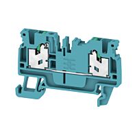 WEIDMÜLLER Svorka S2C 2.5 BL, 2.5 mm² 800 V, 24 A, průchozí, SNAP IN, počet připojení 2, světle modrá