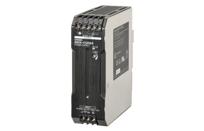 OMRON Zdroj S8VK-C12024 napájení, kovové tělo, 120W. 24VDC, výstup 5A, třída A